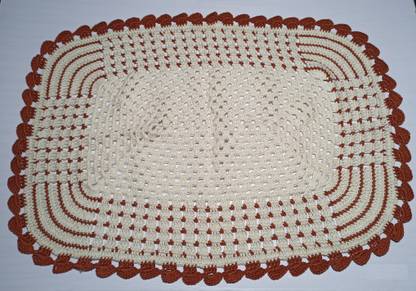 Annies creations Brown, Beige Table Linen Set
