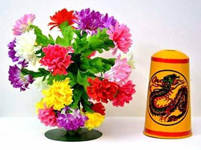 A SARKAR MAGIC WORLD BOTANIA FLOWER TREE MAGIC (Cloth Multi Color Flowers) 1 Magic Tricks