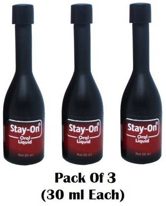 Stay-On Oral Liquid Herbal Drink For Men & Women (Pack Of 3) 30 ml Each