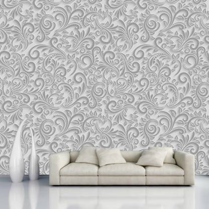 digital print world Floral & Botanical Multicolor Wallpaper