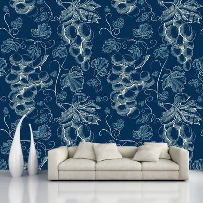 digital print world Floral & Botanical Multicolor Wallpaper