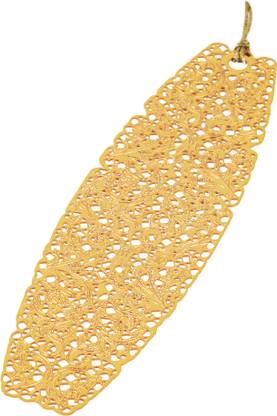 Estilarse Banana Leaf Intricate Metal Bookmark