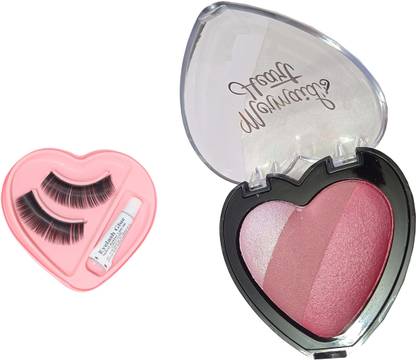 manasona Best eye lashes with 2 color best eye shadow