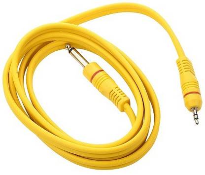 techut Mono Audio Cable 3 m 3 meter 3.5mm 1/8" Male Stereo to 6.35mm 1/4" Mono Male TRS Audio