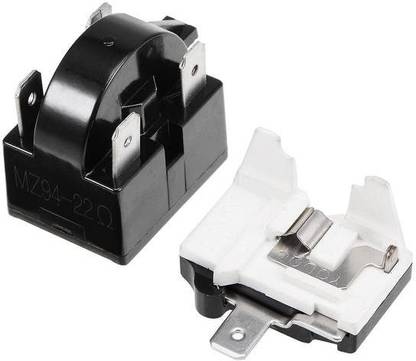 TPS mall Compressor Relay + Overload (4 PIN) Protector Suitable for 165 LTR to 300 LTR Refrigerators Electronic Components Electronic Hobby Kit