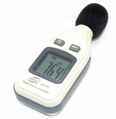 FIDELITY Digital Sound Level Meter with Battery.30-130 DB Meter.Pocket Type Digital Sound Level Meter with Battery Single Unit Measuring Wheel