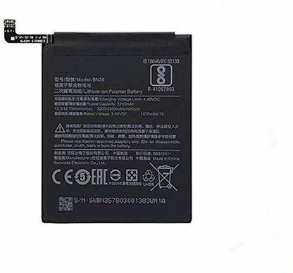 Tworld Mobile Battery For  Xiaomi Xiaomi Redmi 5 ( BN35 )