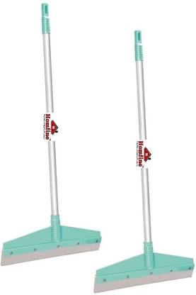 homfine Small Size Bathroom Wiper for Multipurpose use (Handle Size 24in, Wipe 12in, 2Pc) Floor Wiper