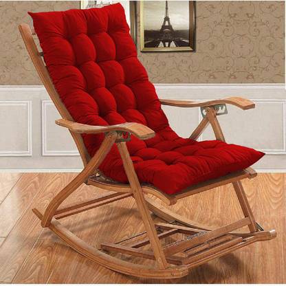 Daddy Cool Polyester Fibre Chair Pad Pack of 1 Solid