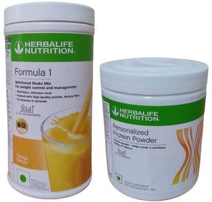 HERBALIFE Formula 1 Nutritional Shake Mix - Mango And Protein 200 gm Plant-Based Protein