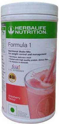 HERBALIFE Formula 1 Nutritional Shake Mix - Strawberry Flavor For Weight Loss Plant-Based Protein