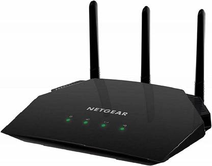 NETGEAR AC1750 Smart Dual Band Gigabit WiFi Router-R6350-100INS Wireless Router 2.4 GHz, 5 GHz 1750 Mbps Wifi Speed Dual Band External Antenna Ethernet (Cable Broadband)