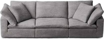 The Fluffy Company Fabric 3 Seater  Sofa