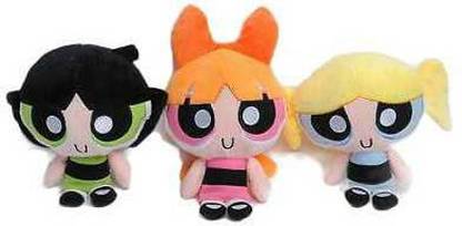 The Simplifiers The Powerpuff Girls Plush Toy,(set of 3)  - 20 cm