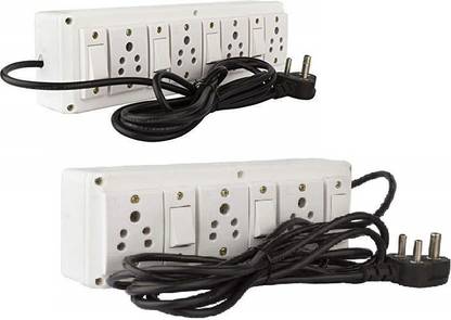 Cordnet 2 PVC High Quality Extension Board(Combo) 7  Socket Extension Boards