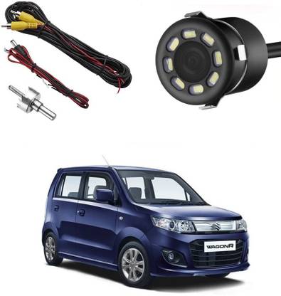 Qiisx Parking Assistance Car Rear View Backup Camera Reverse 8 LED Night Vision Waterproof Reverse Assist Camera System