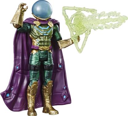 MARVEL Spider-Man: Far From Home Mysterio 6-Inch-Scale Action Figure Toy, Includes Weapon Accessory For Ages 4 and Up