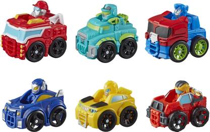 PLAYSKOOL Transformers Rescue Bots Academy Mini Bot Racers Converting Robot Toy