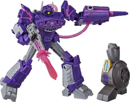 TRANSFORMERS Toys Cyberverse Deluxe Class Shockwave, Shock Blast Attack Move, For Kids Ages 6 and Up