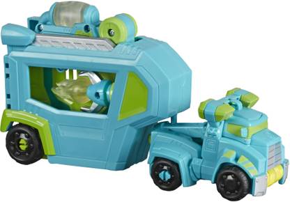 TRANSFORMERS Rescue Bots Academy Command Center Hoist, Converting Action Figure Toy, Trailer, Light-Up Accessory