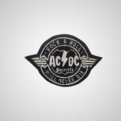 Space Age ACDC,HAND EMBROIDERED,PATCH FOR CLOTHES AND ACCESSORIES Applique Patch