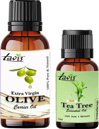 Tavis Extra Virgin Olive Oil, Tea Tree Oil
