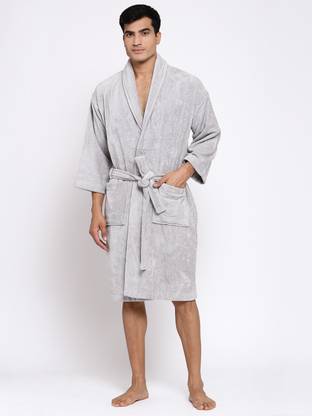 TRIDENT Silver Large Bath Robe