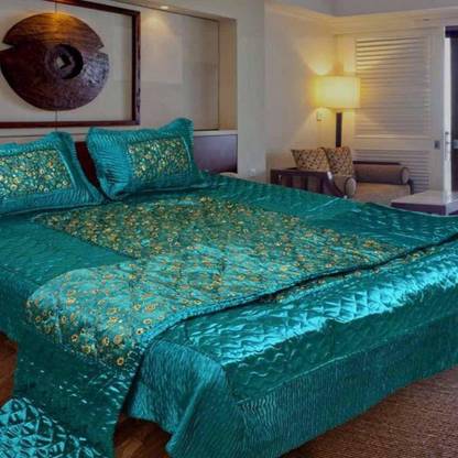 Feathersoft Satin King Sized Bedding Set