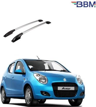 BBM Car Sporty Look Roof Rails Silver & Black combination comes with durable material/ adhesive tape Car Beading Roll For Grill and Garnish Cover
