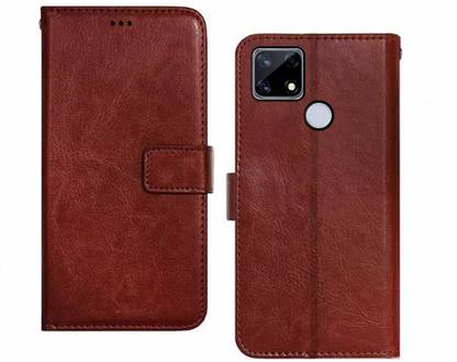 COVERNEW Flip Cover for Realme RMX2195 / C15 Qualcomm Edition