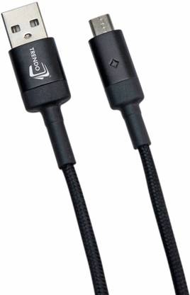 TRENDO USB Type C Cable 1.2 m AUTOCUT OFF SERIES NYLON BRAIDED 3AMP DATA CABLE SUPPORTS FAST CHARGING -1 METER