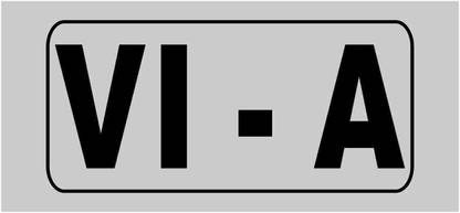 madhusigns Grey color 3mm Form sheet - VI - A school Signboard (12" X 3") Emergency Sign