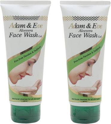 I.G. HOMOEO REMEDIES Adam & Eve Aloevera  Pack of 2 Face Wash