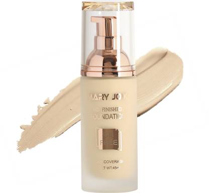 मैरी जो के H.D. Finished Full Coverage Foundation, Oil Free (01) 45 Ml Foundation