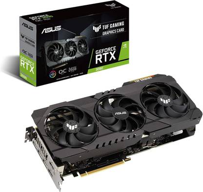 ASUS TUF-GEFORCE-RTX-3090 GDDR6 24 GB NVIDIA Chipset 384 bit 1770 MHz Graphics Card