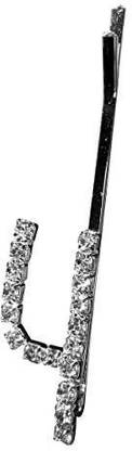 Althrorry Rhinestones Hair Pins A to Z Initial Letter Bobby Pins Hair Clips Sparkly Hair Barrettes Accessories Y Hair Pin