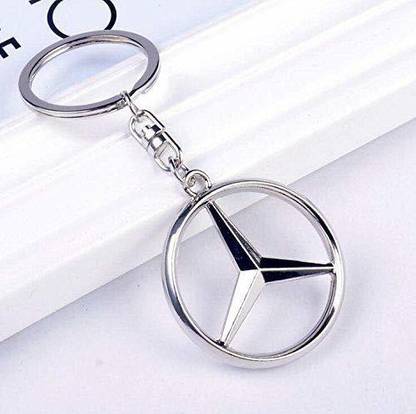 GRACE ENTERPRISES Mercedes Benz Metal Silver Key Ring & KeychainÂ Key Chain