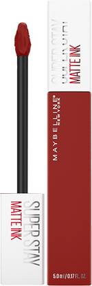 MAYBELLINE NEW YORK Super Stay Matte Ink Liquid Lipstick x Rogue Reds, 285 Gritty