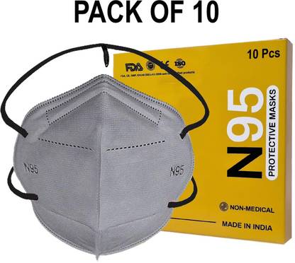 INSOL HEADLOOP-GRY-BK-10 Reusable, Washable