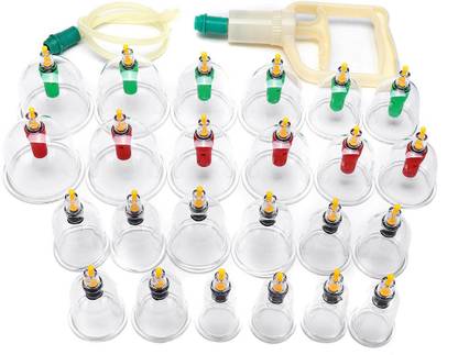 AcuHealth VAC24-16 Vacuum Cupping -Pull Out Apparatus - Set of 24 Vacuum Cupping Massager