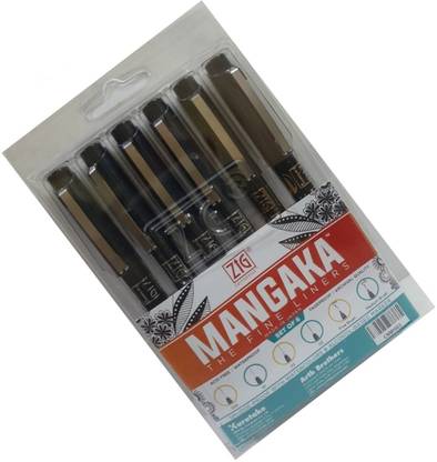Zig KURETAKE MICRO FINELINER PENS SET Calligraphy