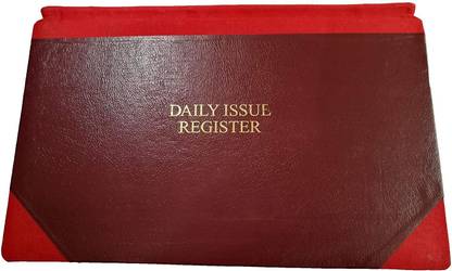 LRS Daily Book Issue Register for Schools/Colleges/Libraries - 100 Pages (100 Pages - Pack of 1) 1-Part Record Keeping Books