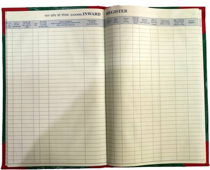 LRS Inward Register - 200 Pages Single(400 Front+Back) - 70 GSM Ledger ...