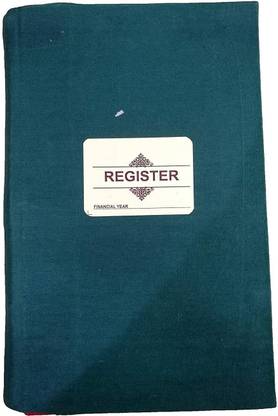 LRS Ruled Register Canvas Bound - 1000 Pages - 80 GSM Ledger Paper (1000 Pages) 1-Part Record Keeping Books