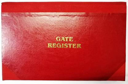 LRS Gate Register - 100GSM Paper (200 Pages) 1-Part Record Keeping Books
