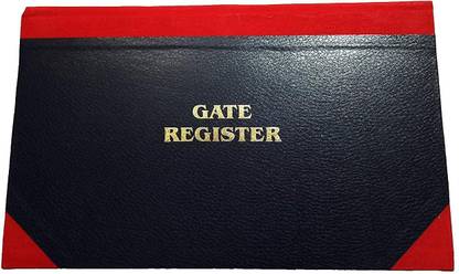 LRS Gate Register - 100GSM Paper (100 Pages) 1-Part Record Keeping Books