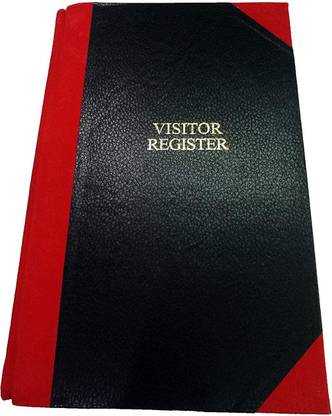LRS Visitor's Register - 70 GSM Ledger Paper (100 Pages - Pack of 1) 1-Part Record Keeping Books