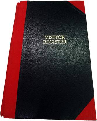LRS Visitor's Register - 70 GSM Ledger Paper (200 Pages - Pack of 1) 1-Part Record Keeping Books