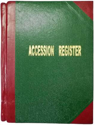 LRS Library Accession Register - Leather Binding (200 Pages- 5000 Entries) 1-Part Record Keeping Books