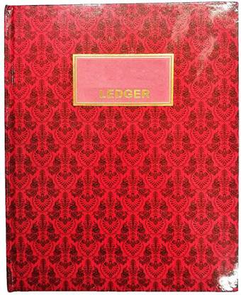 LRS Ledger Small Size - Copy Size - 21x17 cm - Diary Style - 70 GSM Ledger Paper - 100 Pages 1-Part Record Keeping Books
